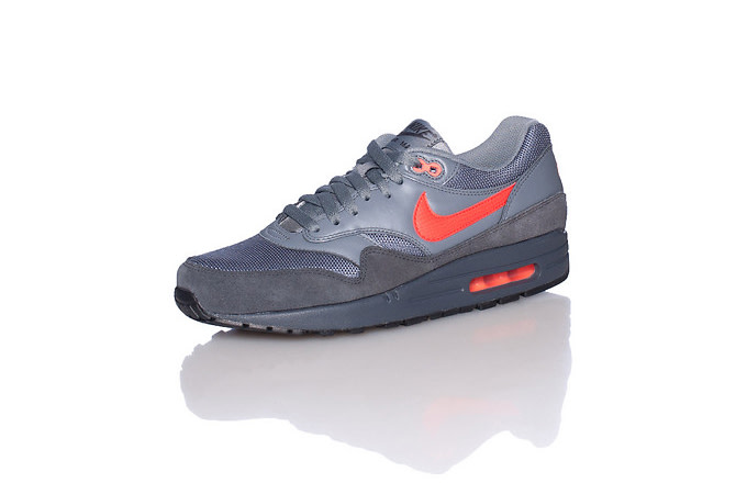 nike air max 1 fb grey orange nike air max 1 fb grey orange