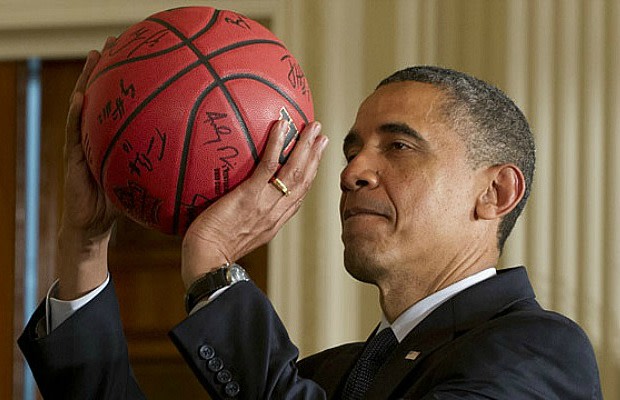 Gallery President Barack Obama Playing Basketball Complex