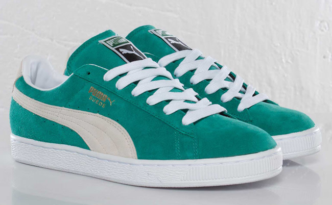 puma suede classic aqua