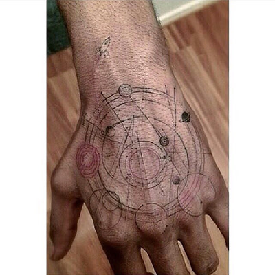Check Out Kid Cudis New Moon Man Solar Map Tattoo Complex