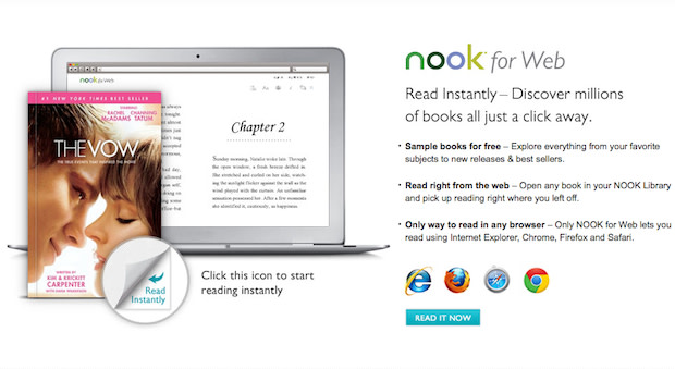 Barnes Noble Launches Browser Based Ereader Nook For Web Complex