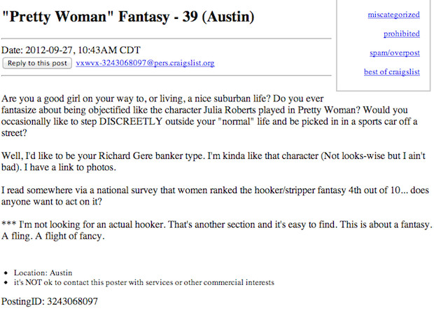 The 25 Weirdest Fetishes Currently On Craigslist Complex - 