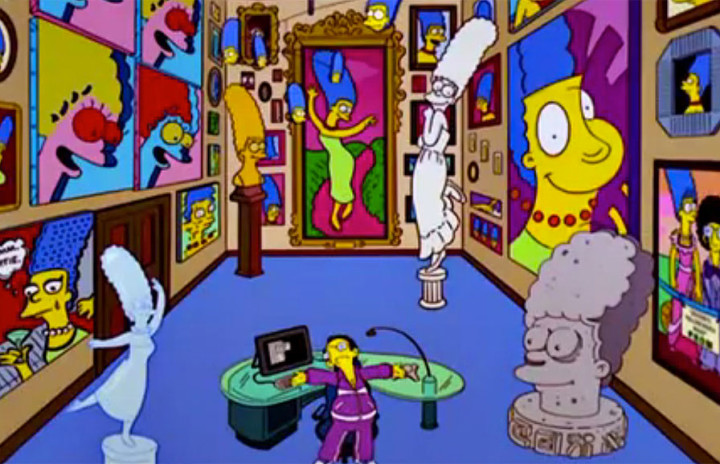 simpsons andy warhol