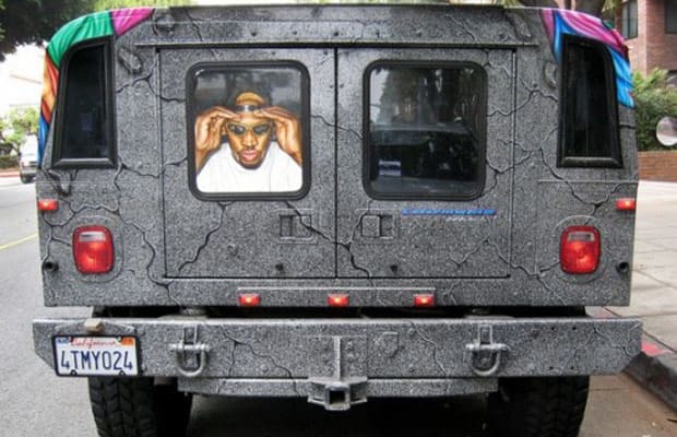 Dennis Rodman Dennis Rodman Airbrushed His Hummer H With Naked | My XXX ...