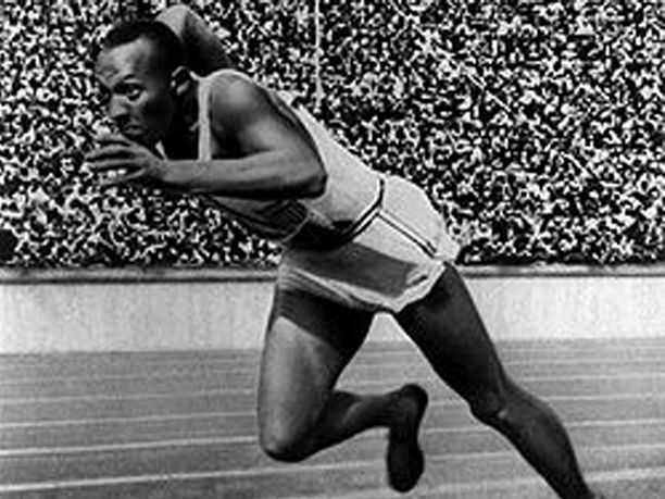 Jesse Owens wore adidas track shoes to win gold in the 1936 Olympics ...