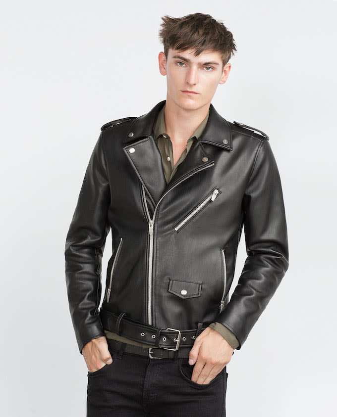 Zara Biker Jacket - The Only 50 Items You Need for an All Black ...