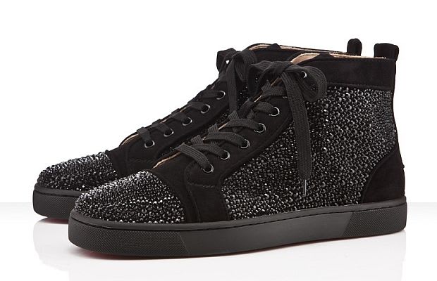 Christian Louboutin Shoes Laced Up In Swarovski Crystals | Complex