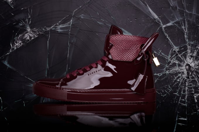 buscemi patent leather