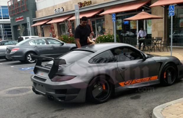 Kobe Jumping Over A Car 25 Ridiculous Nba Moments Complex Andrew Bynum Parks His Porsche In Two Handicap Spots