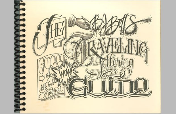 bj betts lettering guide