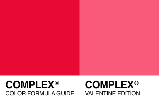 Complex Color Formula Guide Valentine Edition Complex