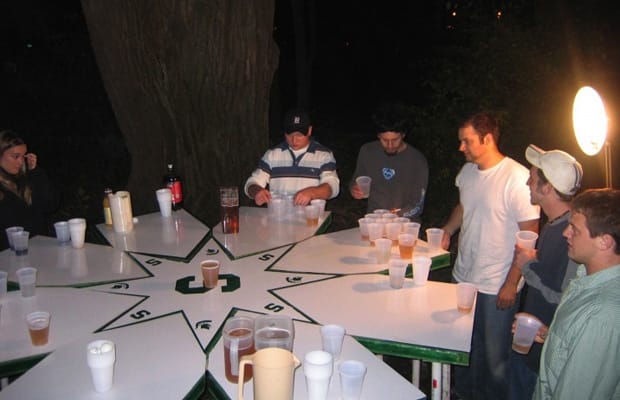 Table With Built In Fish Tank The Coolest Beer Pong Tables Complex 16 Person Table