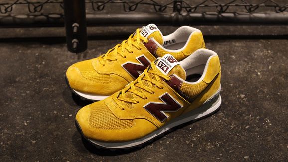 new balance 574 yellow