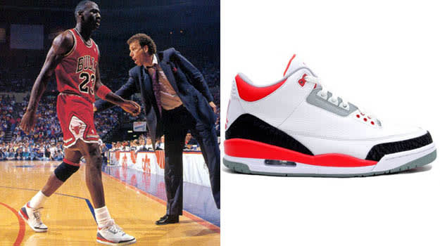 michael jordan wearing air jordan 3