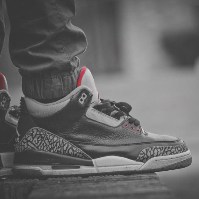 Air Jordan III Black / Cement The 25 Best Sneaker Photos on Instagram