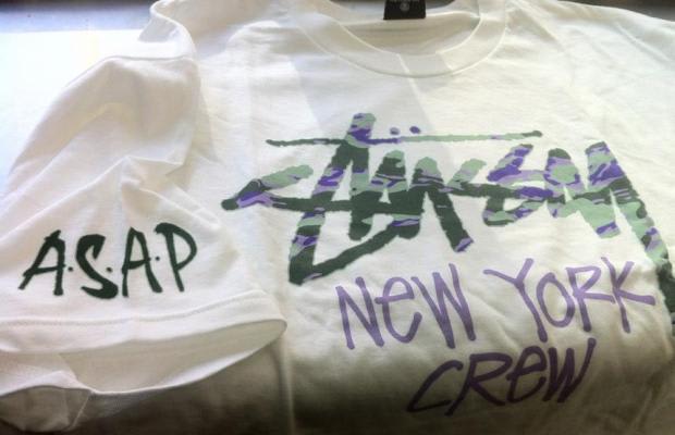 asap yams t shirt stussy asap yams t shirt stussy
