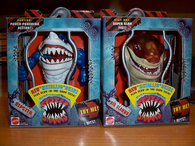 sharks - 10 Well-Designed Toys from Forgotten Saturday Morning Cartoons ...