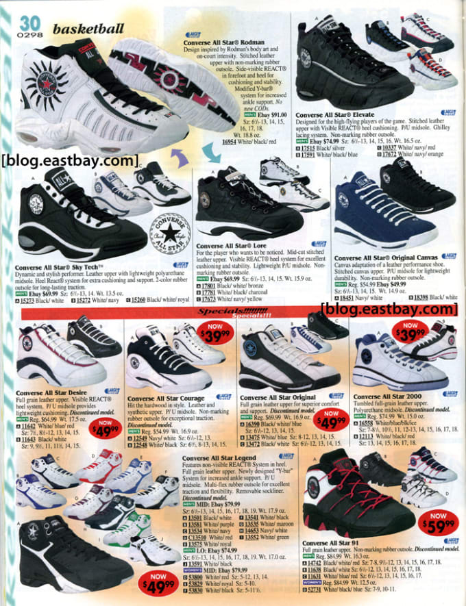 25 Classic Sneakers From Vintage Eastbay Catalogs | Complex