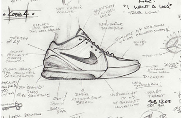 Nike Zoom Kobe IV - 25 Must-See Design Sketches of Your Favorite ...