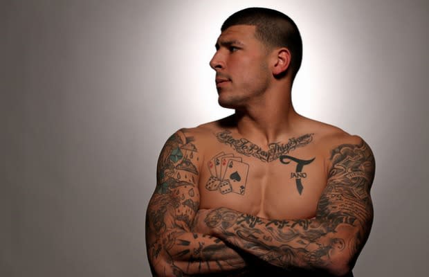 Aaron Hernandez's Tattoos Are Going to Be Examined by ...