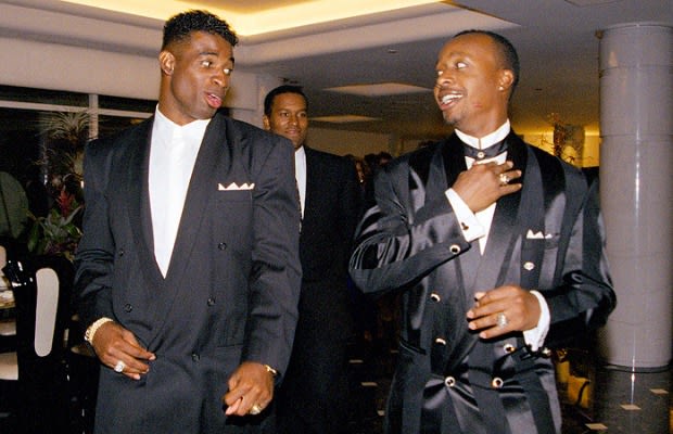 Deion Sanders and MC Hammer - Gallery: Athletes and Rappers | Complex