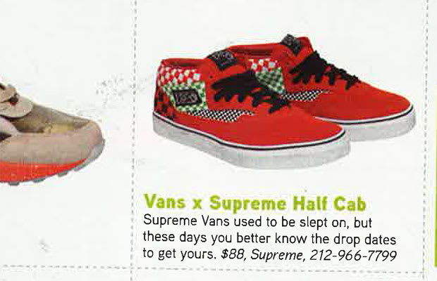 vans supreme prezzo