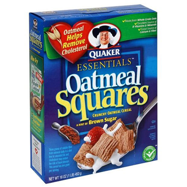 Quaker Oatmeal Squares - Brown Sugar - 50 Best Breakfast Cereals of All ...