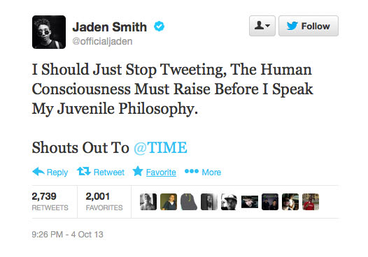 Image result for jaden smith tweets