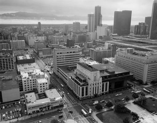 Downtown Skyline - 50 Incredible Vintage Photographs of Los Angeles ...