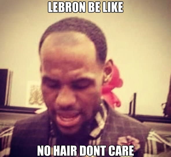 The 50 Meanest LeBron James Hairline Memes of All Time | Complex