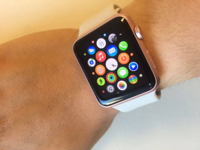 smartwatch iphone rose gold