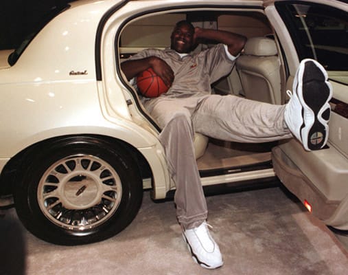 Honda Prelude Shaq In 10 Cars That Are Way Too Small For Him Complex Shaquille O Neal Could Go All Zilla On A Small Town So We Don T Understand How He Possibly Fit In Car