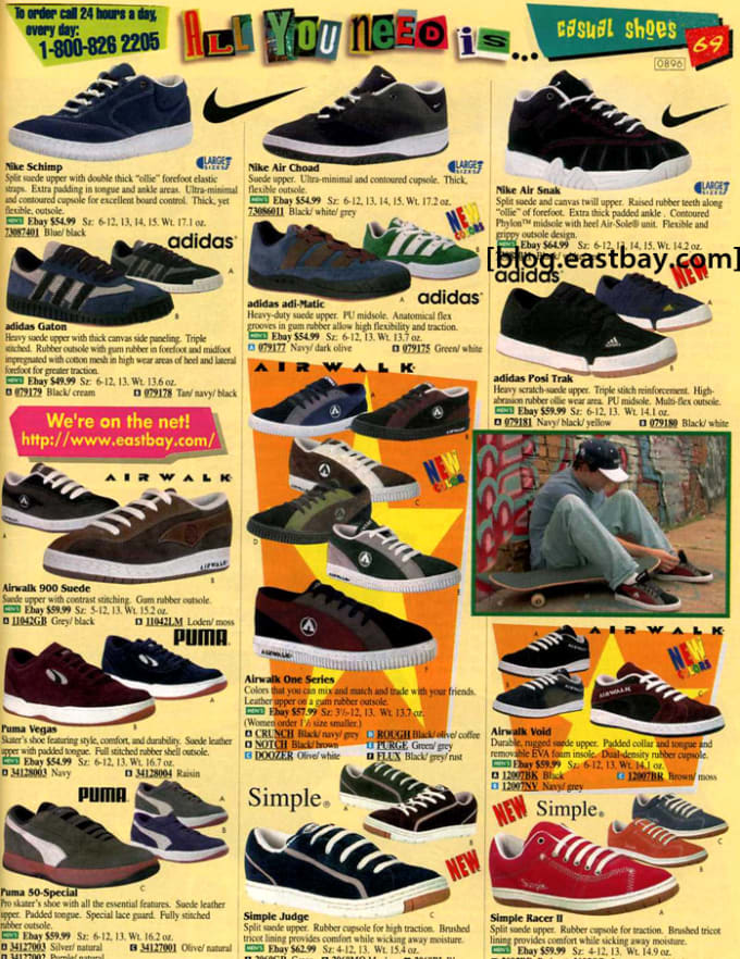 25 Classic Sneakers From Vintage Eastbay Catalogs Complex