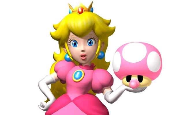 mario peach doll