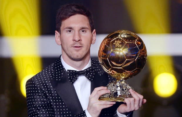 He is the only player in history to win the Ballon d'Or four times ...