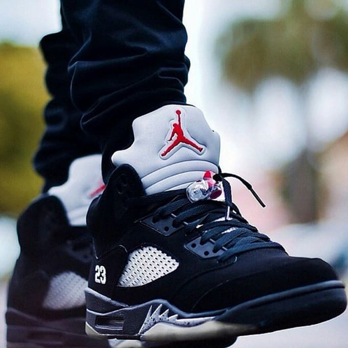Air Jordan V Black / Metallic Silver - The 25 Best Sneaker Photos on ...
