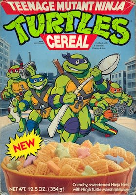 Teenage Mutant Ninja Turtle Cereal - 25 Awesome Cereals That No Longer ...