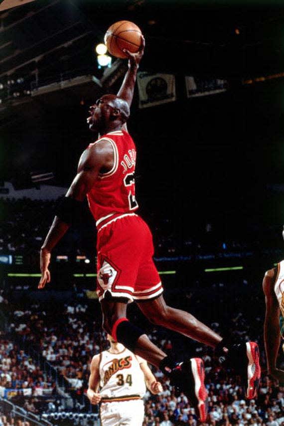 Michael Jordan Soars in the Jordan XI 