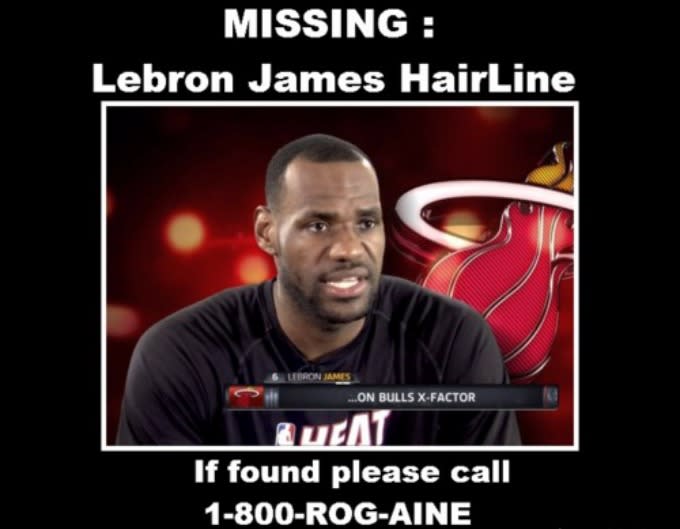 Missing! - The 50 Meanest LeBron James Hairline Memes of ...