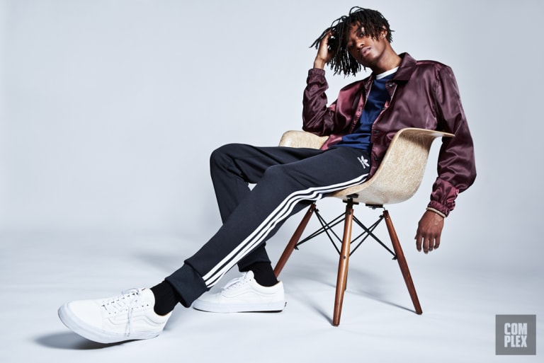 what to wear with adidas pants mens