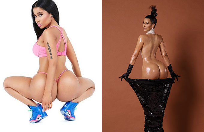 Kim Kardashian's Ass Gets A Shout.