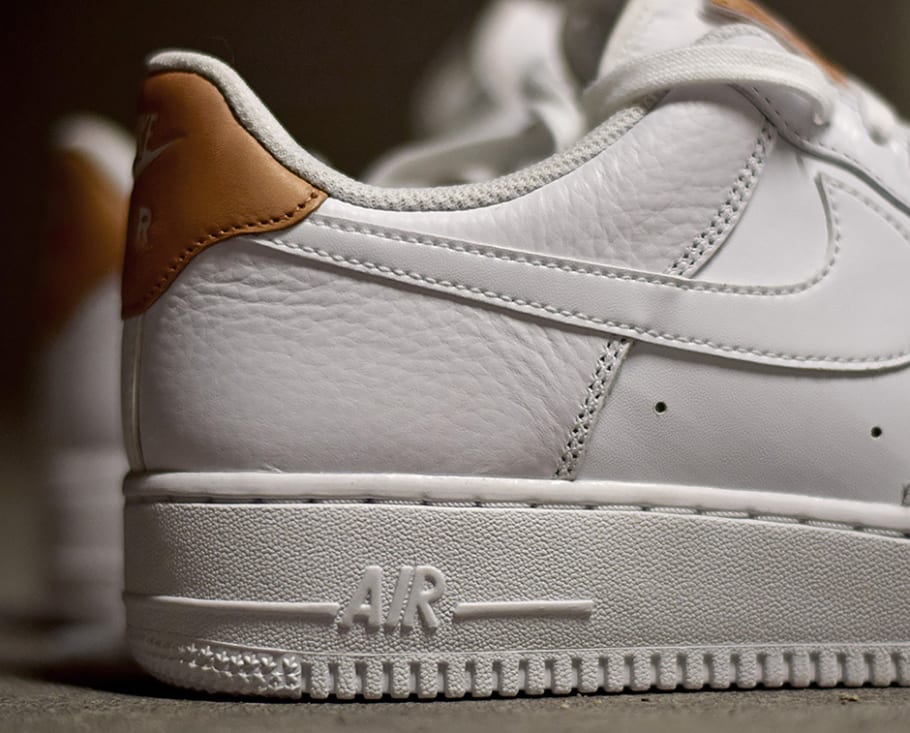 nike air force 1 low removable swoosh pack white vachetta tan