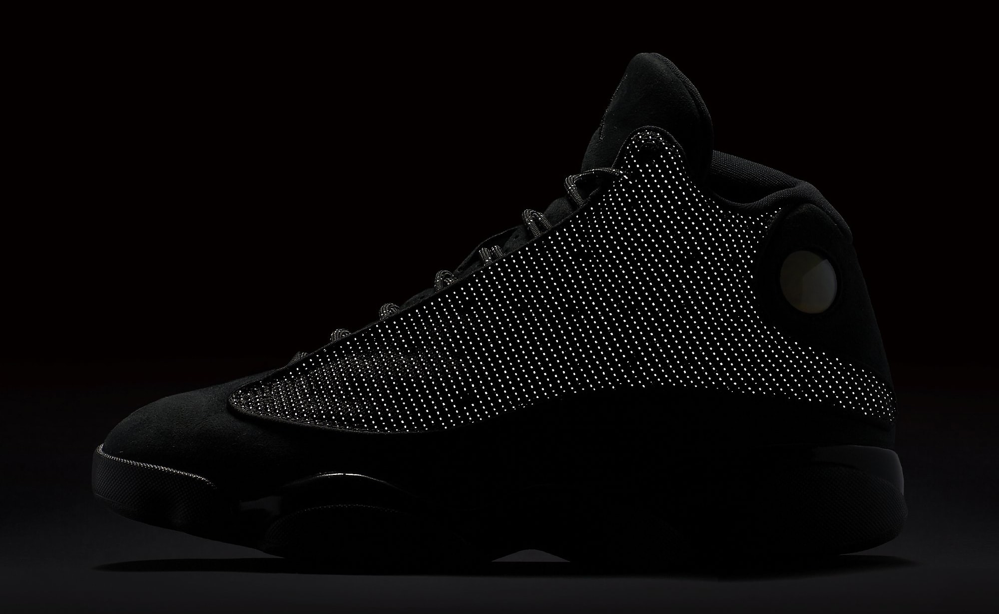 Black Cat Air Jordan 13 414571-011 Reflective