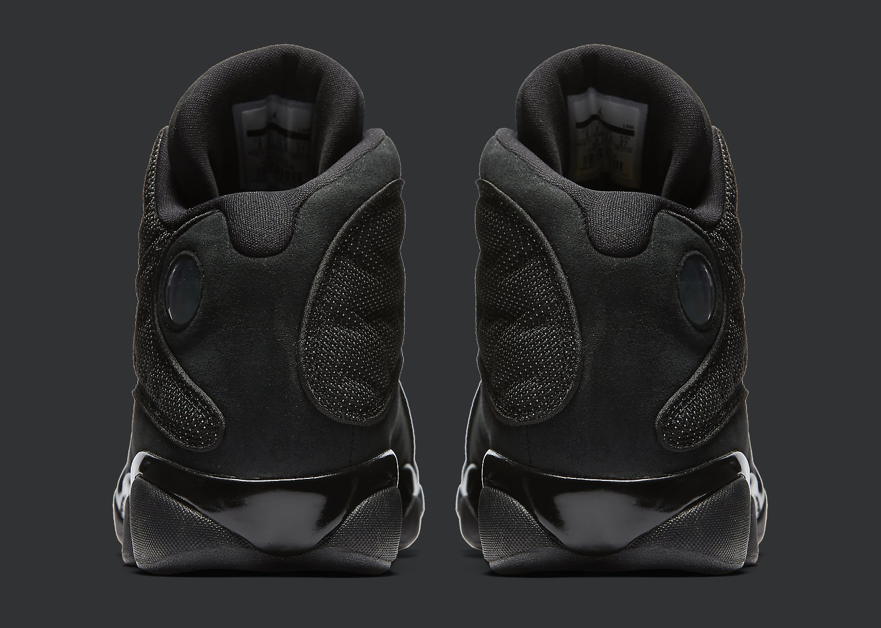 Black Cat Air Jordan 13 414571-011 Heel