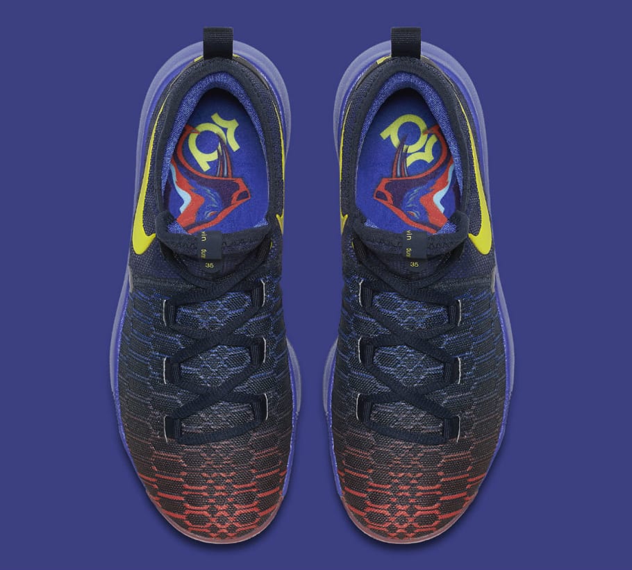kd 9 blue and orange