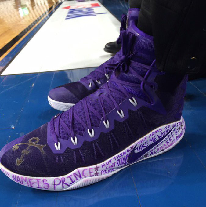 Prince Nike Hyperdunk Purple