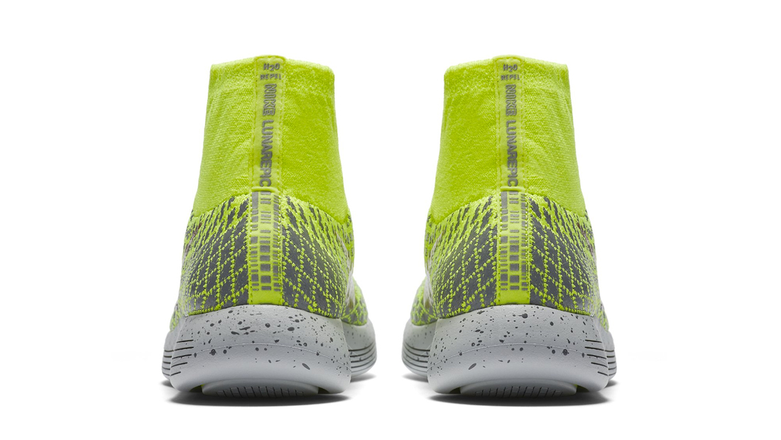 Nike LuneEpic Flyknit Shield Volt Heel 849664-700