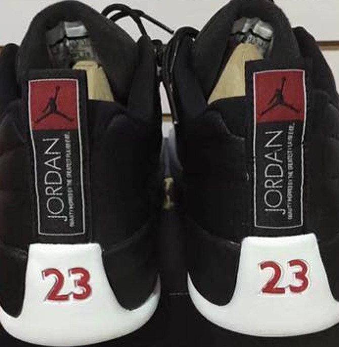 Air Jordan 12 Low Playoffs Heel