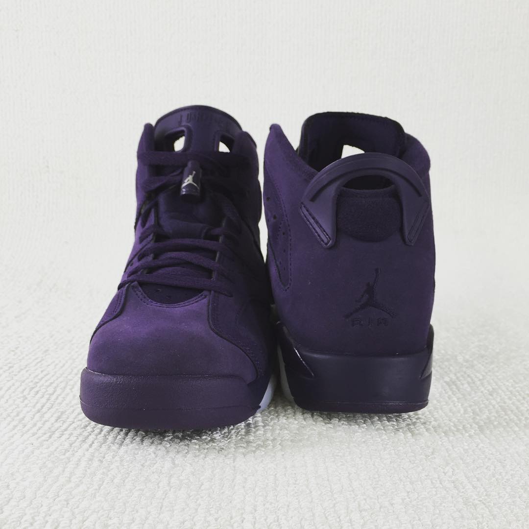 purple jordans boys