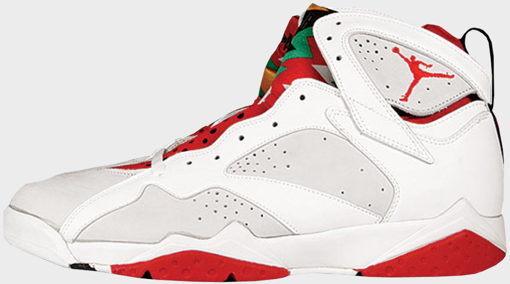 red and white jordans 7